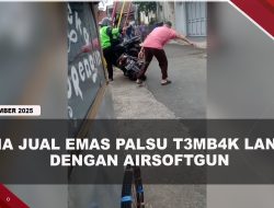 [VIDEO] Jual Emas Palsu, Pria Berjaket Ojol Kabur Lalu T3mb4k Korbannya Lansia | U-NEWS