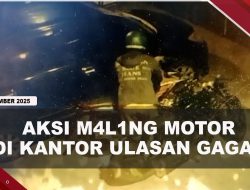 [VIDEO] Aksi Maling Motor di Kantor Ulasan Network Gagal, Kunci T Patah | U-NEWS