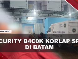 [VIDEO] Tersinggung Ditegur, Security B4c#k Korlap SPPG Sei Pelunggut Batam | U-NEWS