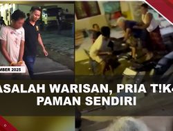 [VIDEO] Pria T!k4m Paman Pakai Tombak Gegara Tersinggung Pembagian Warisan | U-NEWS