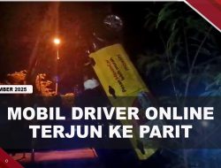 [VIDEO] Mobil Driver Online Terjun Ke Parit Simpang Basecamp Sagulung | U-NEWS