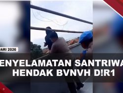 [VIDEO] Aksi Polisi Selamatkan Santriwati Hendak L0mp4t Dari Atap Rumah Tahfidz | U-NEWS