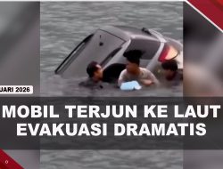 [VIDEO] Mobil Terjun Ke Laut di Banda Aceh, Warga Berenang Evakuasi Pengemudi | U-NEWS
