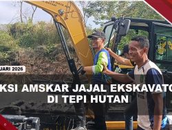[VIDEO] Amsakar Jadi Operator Ekskavator Amfibi di Tepi Hutan Duriangkang | U-NEWS