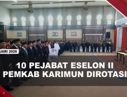 [VIDEO] 10 Pejabat Eselon II Dirotasi, Bupati Karimun Tekankan Profesionalisme Dan Integritas | U-NEWS
