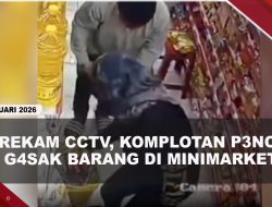 [VIDEO] Berpura-Pura Belanja, Komplotan P3ncvri Gasak Produk Dan Kosmetik di Minimarket | U-NEWS