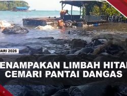 [VIDEO] Warga dan Nelayan Angkut Limbah Hitam Cemari Pantai Dangas | U-NEWS