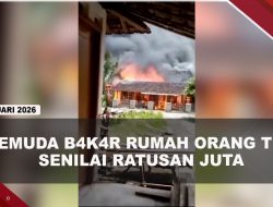 [VIDEO] Dipicu Konflik Keluarga, Pemuda di Pati B4k4r 2 Rumah Orang Tua | U-NEWS