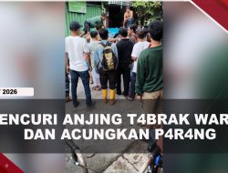 [VIDEO] Kepergok Cvr! Anjing, Pelaku T4br4k Warga dan Acungkan P4r4ng | U-NEWS