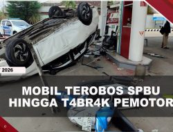 [VIDEO] Mobil Hilang Kendali Terobos SPBU Lalu Tabrak Pemotor | U-NEWS