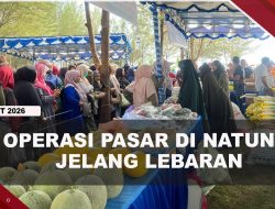 [VIDEO] Pemkab Natuna Gelar Pasar Murah Untuk Stabilitas Harga Jelang Lebaran | U-NEWS