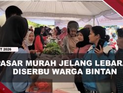 [VIDEO] Warga Bintan Serbu Pasar Murah, Beras Hingga Minyak Goreng Laris Manis | U-NEWS