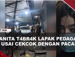 [VIDEO] Wanita Pengemudi Brio T4br4k Lapak Pedagang Ngaku Sempat C3kc#k Dengan Pacar | U-NEWS