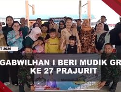 [VIDEO] Pangkogabwilhan I Lepas 27 Prajurit Mudik Gratis Ke Berbagai Daerah | U-NEWS
