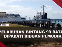 [VIDEO] Puncak Arus Mudik, 3.634 Orang Berangkat Dari Pelabuhan Bintang 99 Batam | U-NEWS