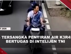 [VIDEO] Puspom TNI Tahan 4 Anggota Penyiram Air K3r4s Terhadap Aktivis Kontras | U-NEWS