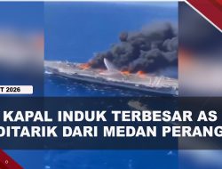 [VIDEO] Dikerahkan Lawan Iran, Kapal Induk Terbesar AS Malah T3rb4k4r Hebat | U-NEWS