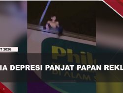 [VIDEO] Masalah Keluarga, Pria Hendak Akh1ri Hidvp Panjat Papan Reklame 20 Meter | U-NEWS