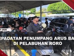 [VIDEO] Arus Balik H+3, Pelabuhan ASDP Tanjung Uban Dipadati Penumpang Dan Kendaraan | U-NEWS