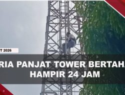 [VIDEO] Pria Asal Aceh Panjat Tower di Batam, Tak Turun Hampir 24 Jam | U-NEWS
