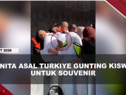 [VIDEO] Nekat Gunting Kiswah, Wanita Asal Turkiye Ditahan Petugas Masjidil Haram | U-NEWS