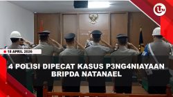 [VIDEO] Sidang Etik Kematian Bripda Natanael, 4 Polisi Polda Kepri Resmi Dipecat | U-NEWS