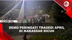 [VIDEO] Demo Peringati Tr4ged1 April di Makassar R1cvh, Mahasiswa B#ntrok Dengan Ojol | U-NEWS