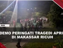 [VIDEO] Demo Peringati Tr4ged1 April di Makassar R1cvh, Mahasiswa B#ntrok Dengan Ojol | U-NEWS