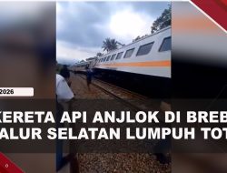 [VIDEO] Kereta Api Rute Jombang-Jakarta Anjlok Akibat Rel Putus, Perjalanan Kereta Lain Terdampak | U-NEWS
