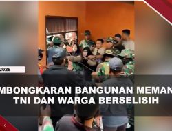 [VIDEO] Pembongkaran Bangunan Memanas, Puluhan Warga Lenteng Agung Adang Aparat TNI | U-NEWS