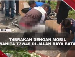 [VIDEO] 2 Wanita Pengendara Motor T4br4kan Dengan Mobil di Batam, Korban T3w4s Ditempat  | U-NEWS