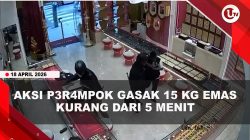 [VIDEO] Viral, Aksi P#r4mpok B#rsenp1 Gasak 15 Kg Emas di Toko Kuala Lumpur | U-NEWS