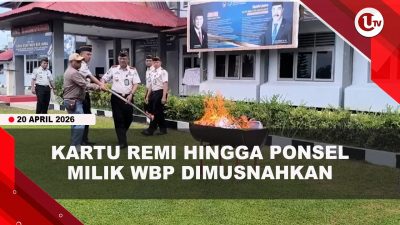 [VIDEO] Lapas Kelas II A Tanjungpinang Musnahkan Barang Terlarang Milik Warga Binaan | U-NEWS