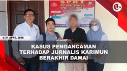 [VIDEO] Alasan Kemanusiaan, Kasus Pegawai BPR Ancam Jurnalis Karimun Berakhir Damai | U-NEWS