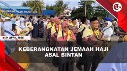 [VIDEO] 44 Jemaah Haji Bintan Diberangkatkan Menuju Embarkasi Batam | U-NEWS