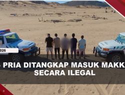 [VIDEO] Polisi Makkah Tangkap 5 Pria Menyusup Secara Ilegal Melewati Gurun | U-NEWS