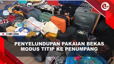 [VIDEO] Polisi Tangkap 3 Pelaku Impor Pakaian Dan Mainan Bekas, Modus Titip Ke Penumpang | U-NEWS