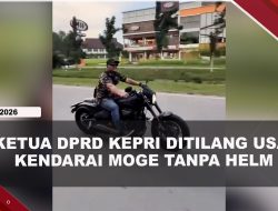 [VIDEO] Viral Kendarai Moge Tanpa Helm, Ketua DPRD Kepri Iman Ditilang Polisi | U-NEWS