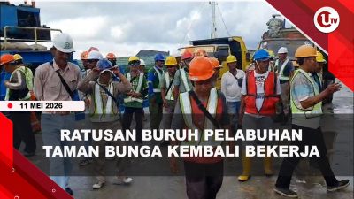 [VIDEO] Sempat Sepi Aktivitas, Bongkar Muat di Pelabuhan Taman Bunga Kembali Normal | U-NEWS