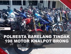 [VIDEO] Polresta Barelang Tindak 198 Motor Knalpot Brong Hingga Puluhan STNK | U-NEWS