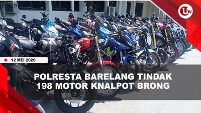 [VIDEO] Polresta Barelang Tindak 198 Motor Knalpot Brong Hingga Puluhan STNK | U-NEWS