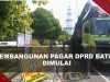 [VIDEO] Pembangunan Pagar DPRD Batam Dimulai, Nilai Proyek Rp2,3 Miliar | U-NEWS