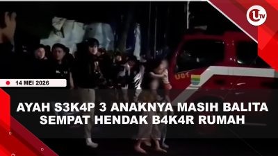 [VIDEO] Polisi Selamatkan 3 Balita Dari P#nyekapan Ayahnya, Rumah Hendak Dib4kar Pelaku | U-NEWS
