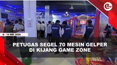 [VIDEO] 70 Mesin Gelper Di Kijang Gamezone Disegel, Sempat Diwarnai Cekcok Dengan Petugas | U-NEWS