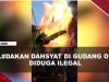 [VIDEO] Gudang Oli Diduga Ilegal T#rb4kar, Ledakan Keras Buat Panik Warga | U-NEWS