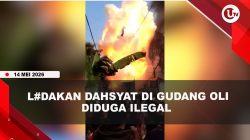 [VIDEO] Gudang Oli Diduga Ilegal T#rb4kar, Ledakan Keras Buat Panik Warga | U-NEWS