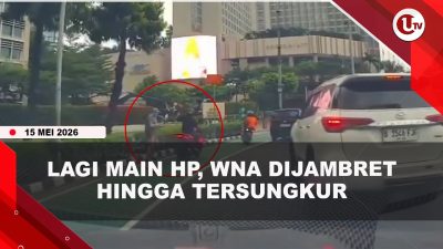 [VIDEO] WNA Dij#mbret di Bundaran HI Jakarta, Korban Tersungkur Ke Aspal | U-NEWS