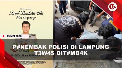 [VIDEO] Pelaku Utama P#nemb4k Polisi di Lampung T#w4s, Melawan Saat Ditangkap | U-NEWS