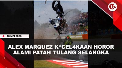 [VIDEO] Hantam Motor Acosta, Alex Marquez Alami Patah Tulang Selangka | U-NEWS