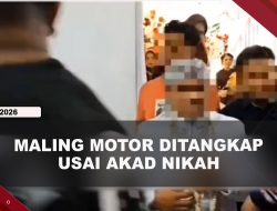 [VIDEO] Maling Motor Diciduk Usai Akad Nikah, Masih Kenakan Pakaian Pengantin | U-NEWS